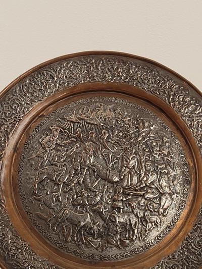 English Victorian Silver Plated Electrotype Platter circa 1880