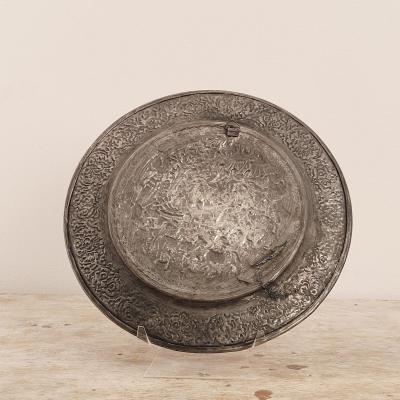 English Victorian Silver Plated Electrotype Platter circa 1880