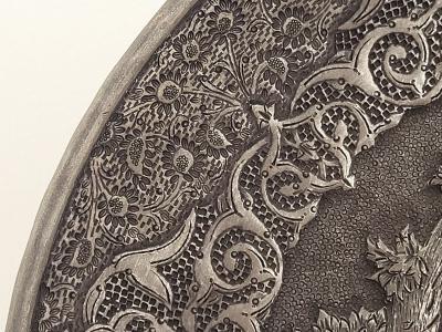 English Victorian Silver Plated Electrotype Platter circa 1880