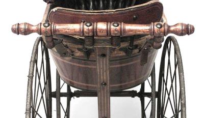 English Victorian Spring Baby Carriage