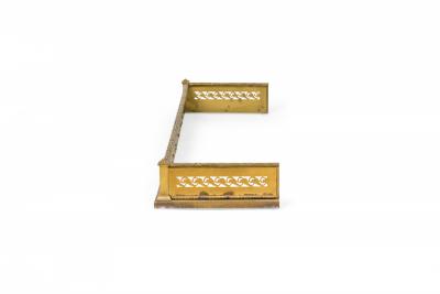 English Victorian Style Brass Fire Fender