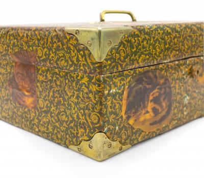 English Victorian Style Decoupage Cat Box