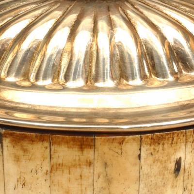 English Victorian Style Gilt metal Box