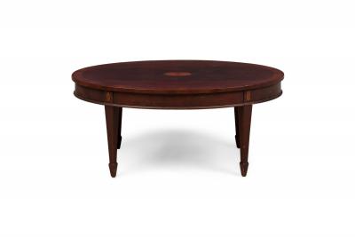 English Victorian Style Oval Coffee Table