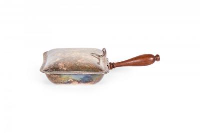English Victorian Style Silver Plate Silent Butler