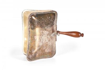 English Victorian Style Silver Plate Silent Butler