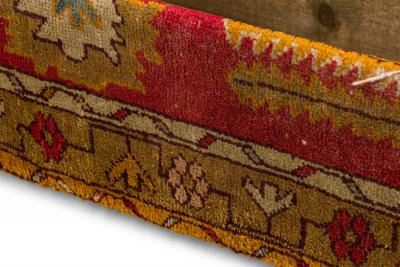 English Victorian Turkish Kilim Floor Trunk