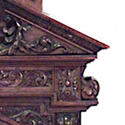 English Victorian Walnut Wall Barometer