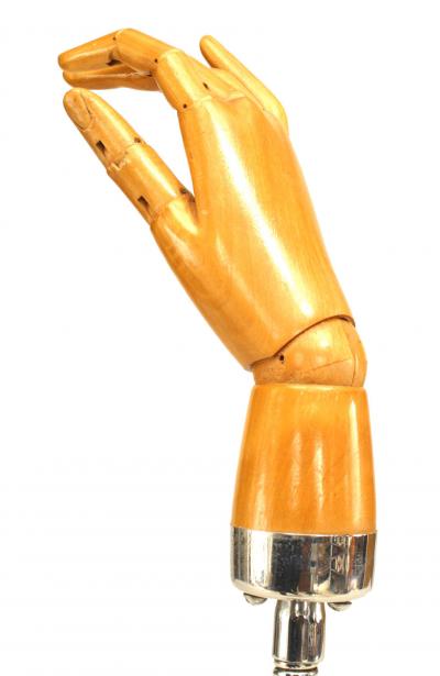 English Victorian Wooden Posable Glove Form