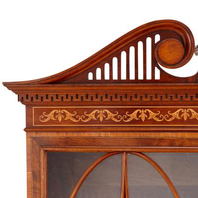 English Victorian period vitrine cabinet