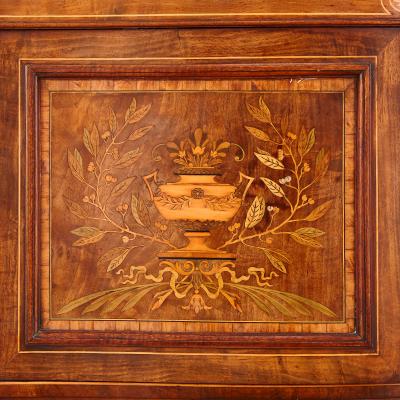 English Victorian period vitrine cabinet