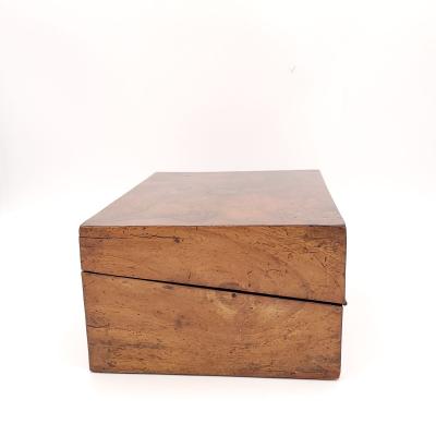 English Walnut 19th Century Lap Desk or Writing Slope circa 1870