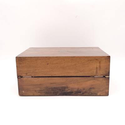 English Walnut 19th Century Lap Desk or Writing Slope circa 1870