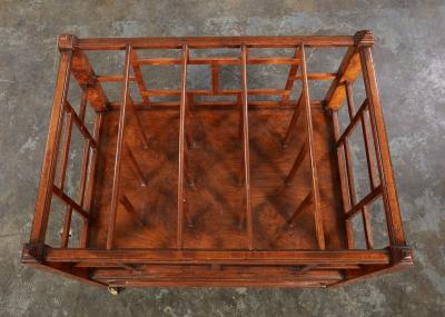 English Walnut Canterbury by Gregory and Co London