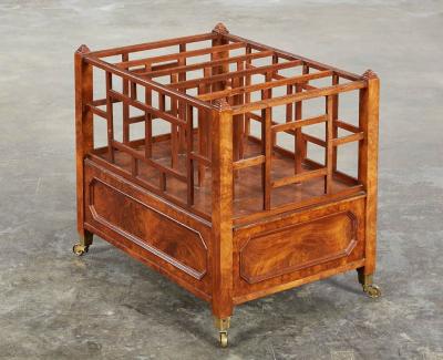 English Walnut Canterbury by Gregory and Co London