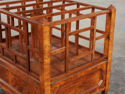 English Walnut Canterbury by Gregory and Co London