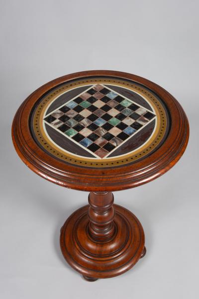 English Walnut Games Table