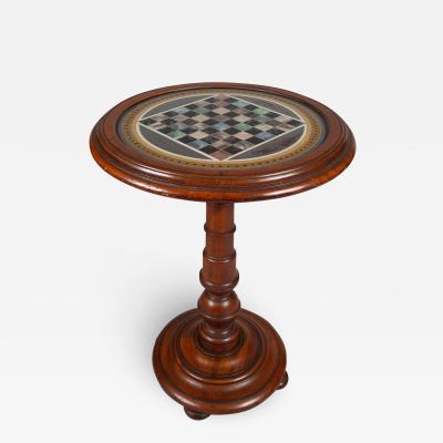 English Walnut Games Table