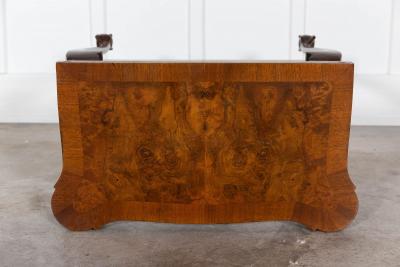 English Walnut Mahogany Games Table