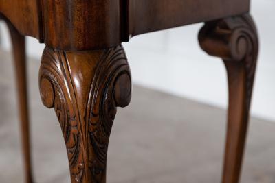 English Walnut Mahogany Games Table