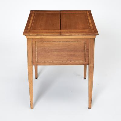 English Walnut and Mahogany Drinks Cabinet With Fitted Tantalus Bar Circa 1920