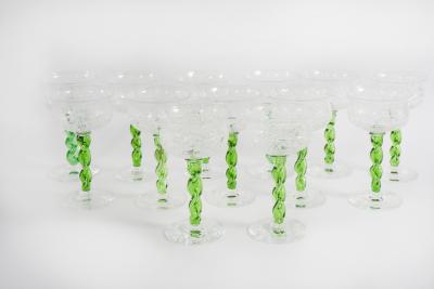 English Webb Corbett Crystal Glassware Service