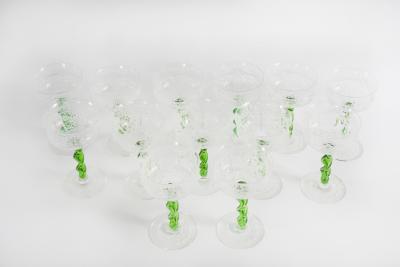 English Webb Corbett Crystal Glassware Service