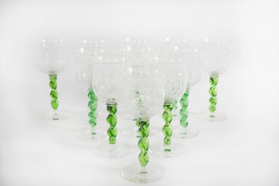 English Webb Corbett Crystal Glassware Service