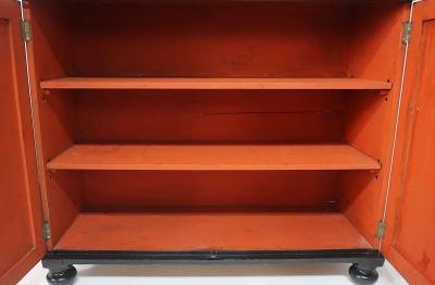 English William IV Chinoiserie Painted Chiffonier form Cabinet circa 1835