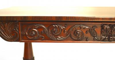 English William IV Rosewood Davenport Table