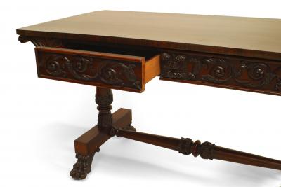 English William IV Rosewood Davenport Table Desk