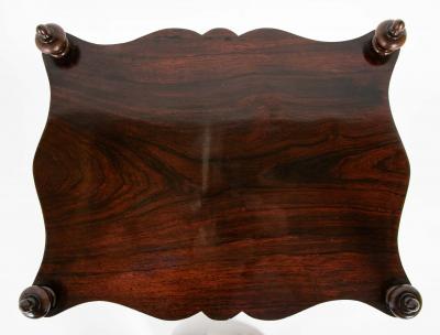 English William IV Solid Rosewood Three Tier Etagere