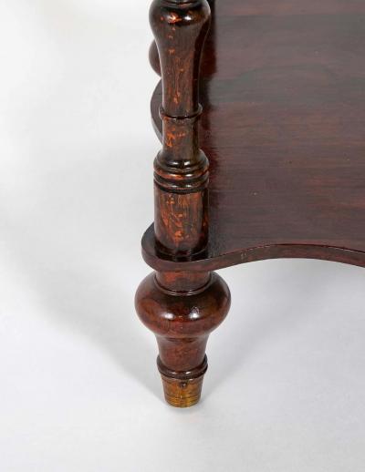 English William IV Solid Rosewood Three Tier Etagere