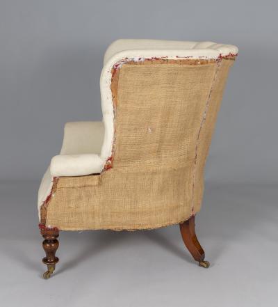 English William IV Wing Chair