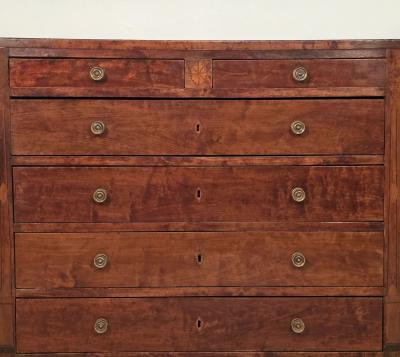 English or American Tall Chest of Drawers