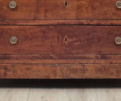 English or American Tall Chest of Drawers