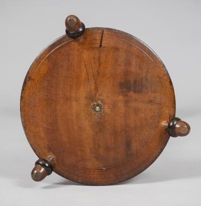 English or French Walnut Torchere Plant Stand