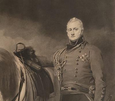 Engraving from a Painting by Henry Raeburn of John Earl of Hopetoun Dated 1909