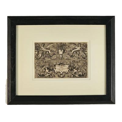 Engraving of Mythological Beasts Holland circa 1780