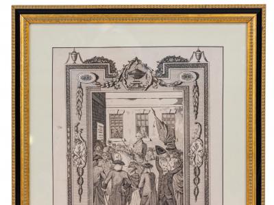 Engraving of the Declaration of Independence