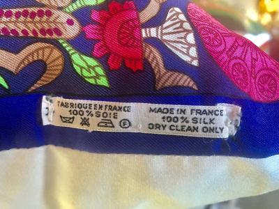 Enormous French Hollywood Regency Style Herm s Torana Silk Stuffed Pillow