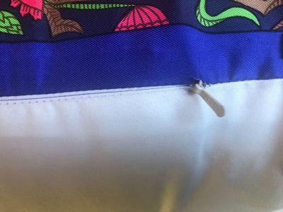 Enormous French Hollywood Regency Style Herm s Torana Silk Stuffed Pillow