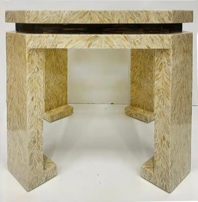 Enrique Garcel 1980s Enrique Garcel Overscale Antler Side Table Art Deco Revival Columbia