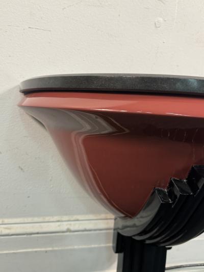 Enrique Garcel DECO REVIVAL MARBLE AND LACQUERED WOOD WALL SHELVES BY ENRIQUE GARCEL