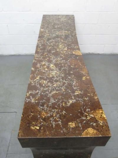 Enrique Garcel Enrique Garcel Lacquered Coconut Shell Console Table
