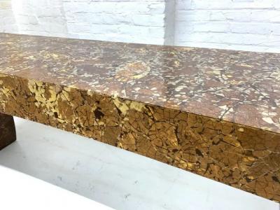 Enrique Garcel Enrique Garcel Lacquered Coconut Shell Console Table