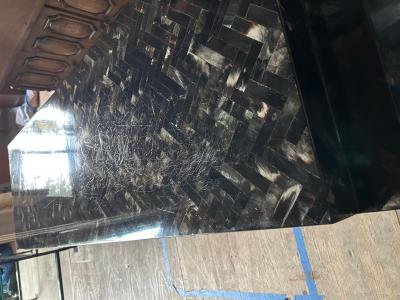 Enrique Garcel Fabulous Enrique Garcel Tessellated Horn XL Console Table Mid Century