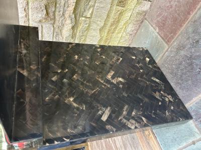 Enrique Garcel Fabulous Enrique Garcel Tessellated Horn XL Console Table Mid Century