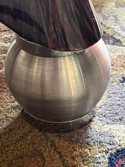 Enrique Garcel HIGH STYLE SHAGREEN AND MACASSAR ART DECO REVIVAL TABLE BY ENRIQUE GARCEL