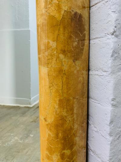 Enrique Garcel Horn Inlay Octagonal Mirror by Enrique Garcel